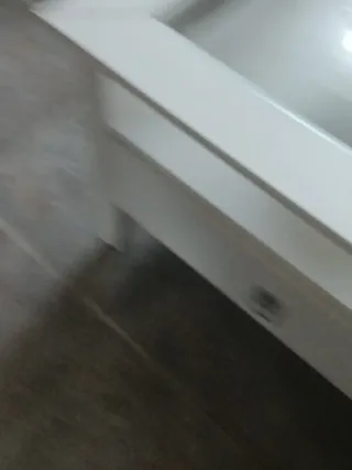 Mesa de centro de cristal y madera