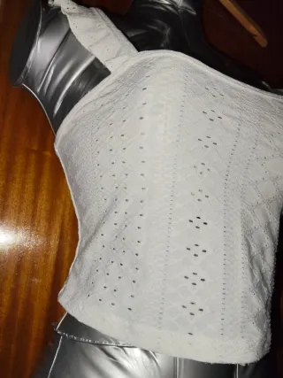 Top blanco tirantes