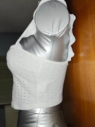 Top blanco tirantes