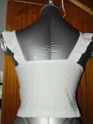 Top blanco tirantes