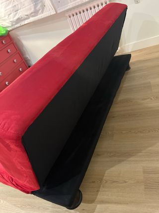 Urge Sofá Cama Tijeras Rojo