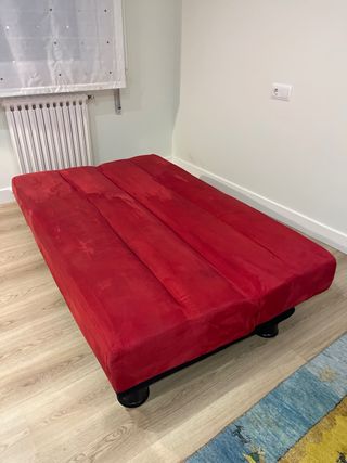 Urge Sofá Cama Tijeras Rojo