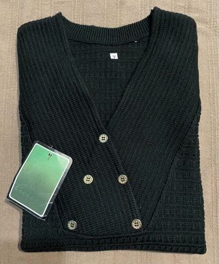 Top Luiggi negro calado M