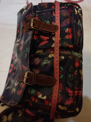 Borsa a tracolla con farfalle