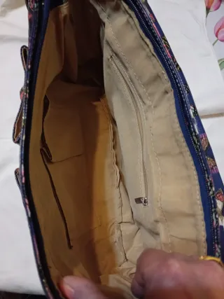 Borsa a tracolla con farfalle