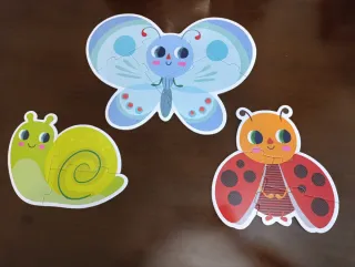 3 Puzzle Djeco Primo Giardino +2 Anni