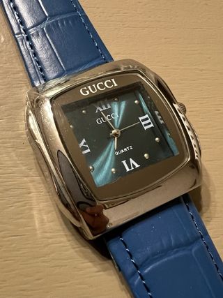 Orologio Gucci Argento e Blu