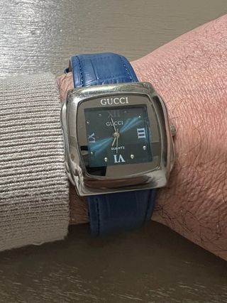 Orologio Gucci Argento e Blu
