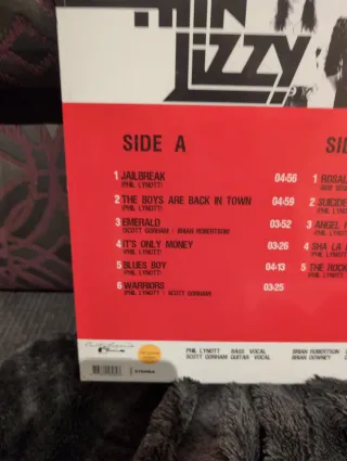 Thin Lizzy Vinilo LP The Boys Are Back