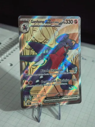 Carta Pokémon Garchomp EX de Cintia
