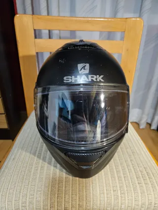 Casco Moto Shark Spartan Negro Talla M
