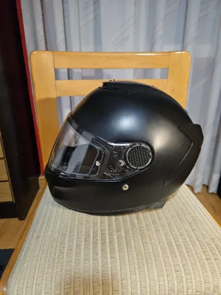 Casco Moto Shark Spartan Negro Talla M