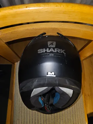 Casco Moto Shark Spartan Negro Talla M