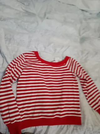 Maglioncino Liu Jo righe rosse e bianche