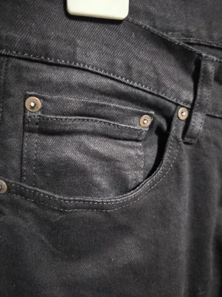 Pantalón vaquero negro hombre talla 42