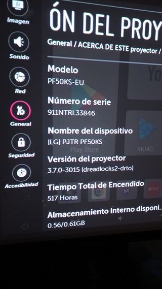 Proyector LED NATIVO 1080p LG PF50KS - 600 LUMENES