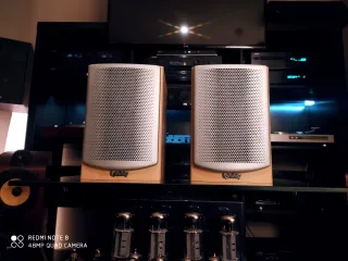 Monitores Infinity BETA Marrones y Plateados