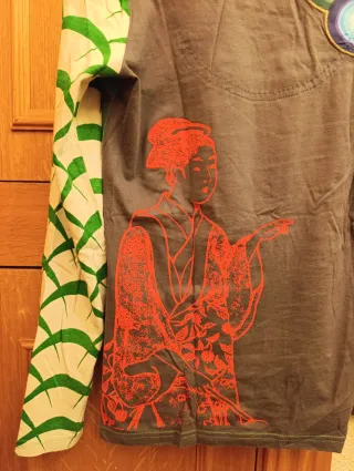 Camiseta Desigual Manga Larga M