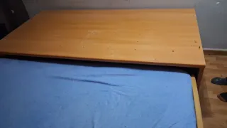 Cama nido con cajón y somier  Escritoro