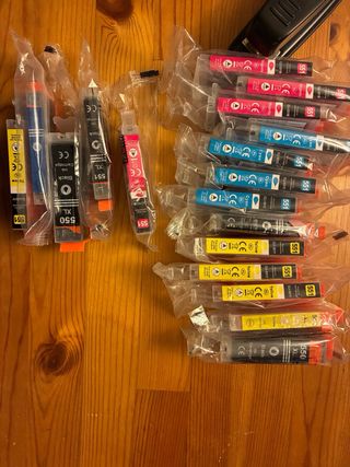 Lote Tintas fotográficas para Canon Pixma