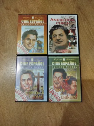 Lote 4 DVDs Cine Español Antonio Molina