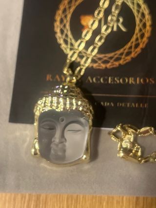 Collar Buda Baño Oro 14K 60cm