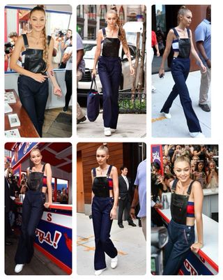 Peto vaquero denim y piel Tommy Hilfiger