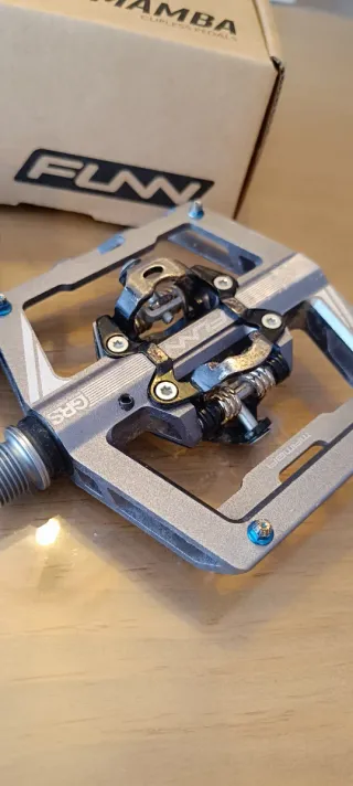 Pedales Enduro Doble Cara Funn Mamba, como nuevos