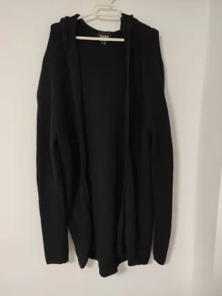 Cárdigan con capucha Pull&Bear Negro Talla M
