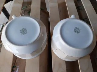 Coppia vasi da notte in ceramica