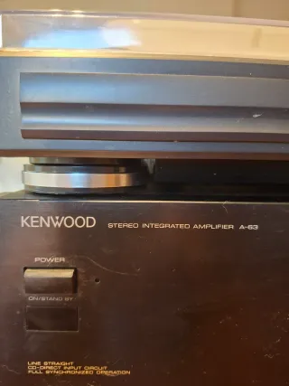 Giradischi Marantz e Amplificatore Kenwood