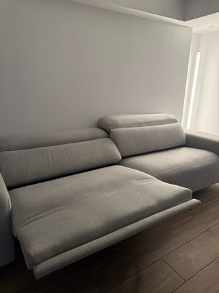 Sofá Eléctrico Beige Tela