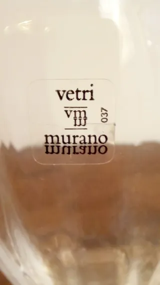 Bottiglia vintage Vetro Murano Archimede Seguso