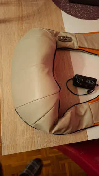 Masajeando cervical y shiatsu