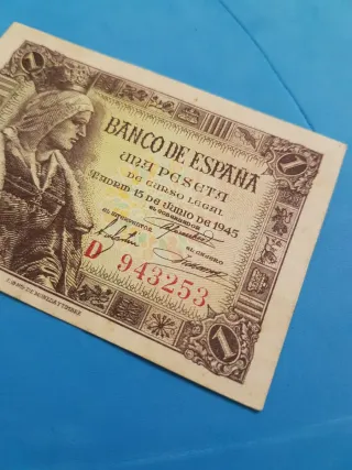 1 Peseta Banco de España 1945