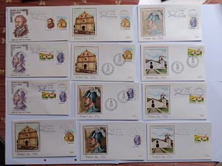 1976. SOBRES DE PRIMER DIA CON SELLOS ESPAÑA