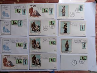 1976. SOBRES DE PRIMER DIA CON SELLOS ESPAÑA