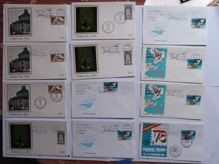 1976. SOBRES DE PRIMER DIA CON SELLOS ESPAÑA