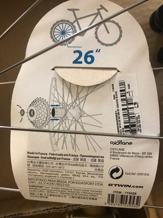 Llanta bicicleta 26” mtb