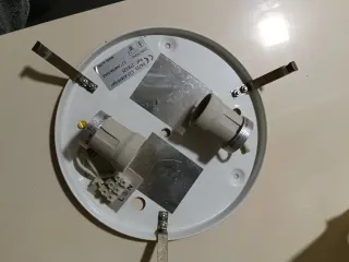 Plafón lámpara techo mosaico blanco