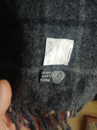 Bufanda Savalles 1890 Lana Virgen Cuadros