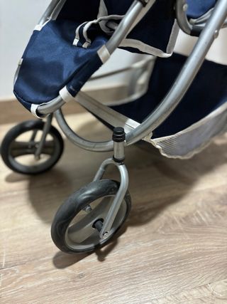 Carro gemelar para muñecas
