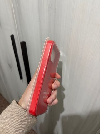 Funda Silicona iPhone 17 Pro Max Roja