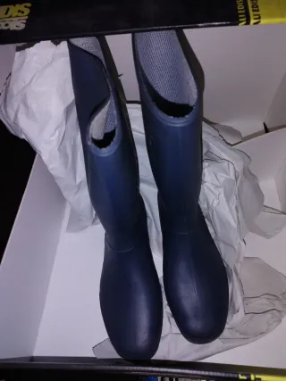 Stivali da lavoro donna blu/grigi