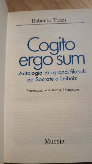 Cogito ergo sum