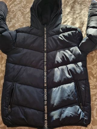 Casaco Zippy azul tamanho M