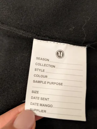 Sudadera estilo Bomber Cremallera Blanca y Negra