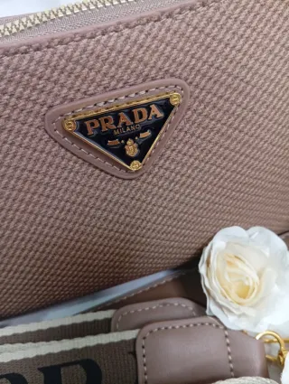 Bolso Prada Marrón y Dorado