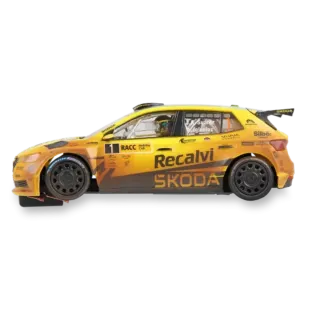 Skoda Fabia WRC2 Cohete Suárez Efecto Barro