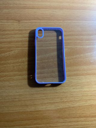 Funda iPhone XR Transparente Morada